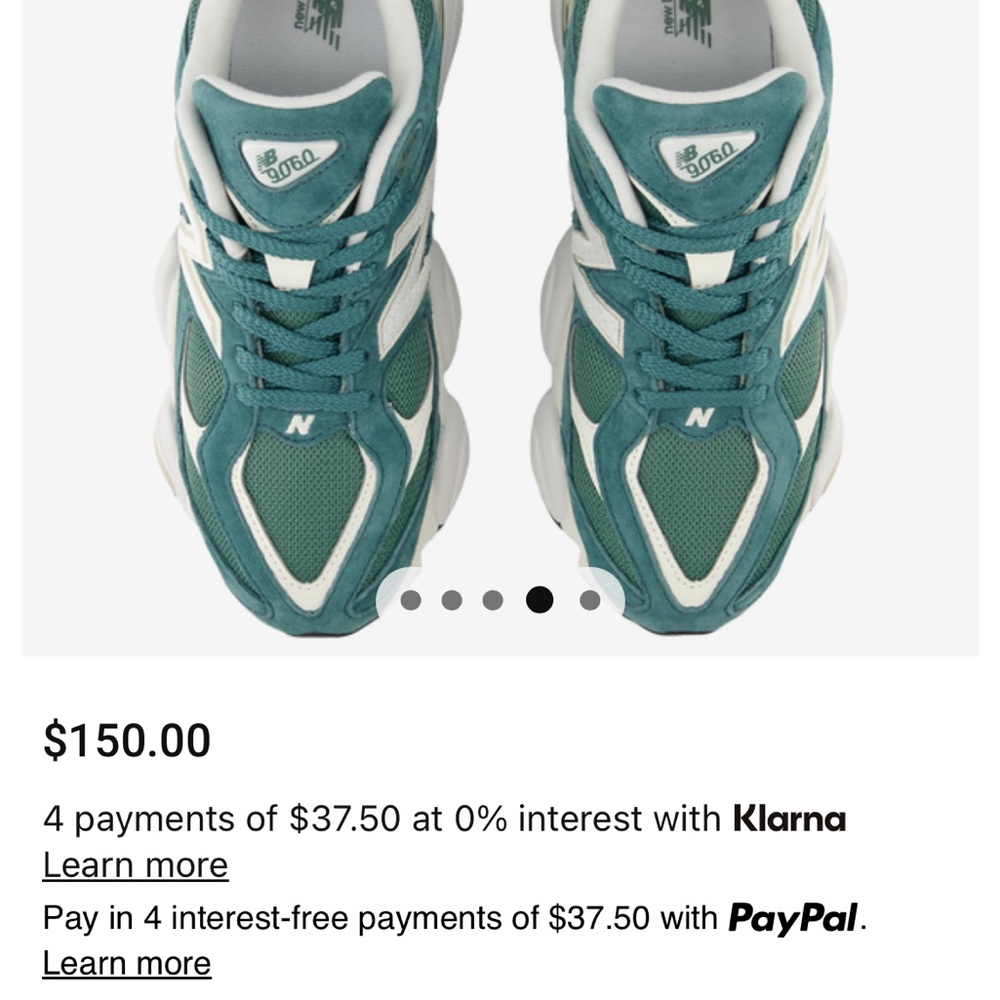 New Balance 9060 green Sneakers